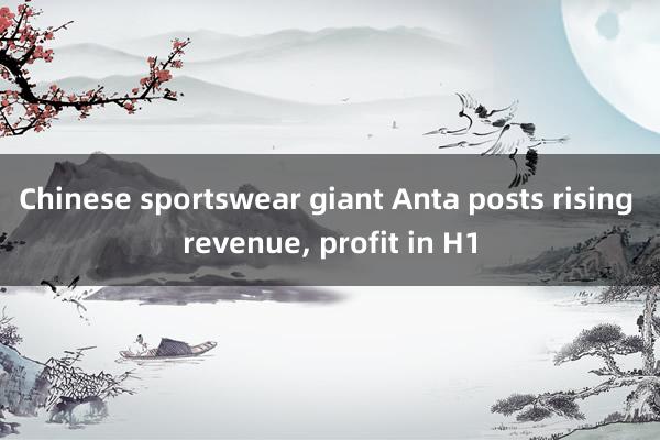 Chinese sportswear giant Anta posts rising revenue, profit in H1